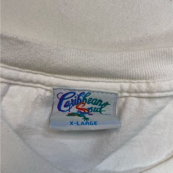 VINTAGE Caribbean Soul Fetch The Wave Dog Surfboards Graphic T-shirt Men XL - Picture 5 of 6